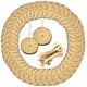 thumbnail image 1 of Naiovety 50 piezas de rodajas de simples, artesanía sencilla, accesorio para decoración del hogar, adorno DIY, adornos colgantes, accesorios Decoración del hogar, 1 of 6