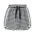 thumbnail image 1 of XDZJLR Shorts for Girls Little Child Boy And Casual Striped Pattern Breathable Beach Short, 1 of 6