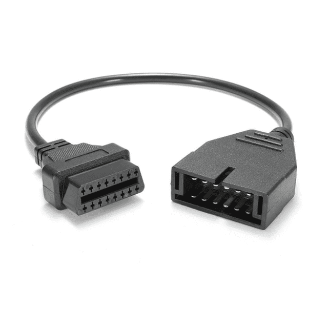 Cable adaptador de diagnóstico OBD de 12 pines a 16 pines OBD2 para GM brillar Hogar