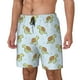 thumbnail image 1 of Fotbe Cartoon Sea Turtle Traje de Baño para Hombre – Shorts de Natación de Secado Rápido con Forro y Bolsillos-Small, 1 of 6