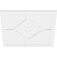 thumbnail image 2 of 30"OD x 2"ID x 10 1/2"C x 1"P Embry Architectural Grade PVC Contemporary Ceiling Medallion, 2 of 11