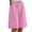 Hot Pink #036, variant on Women Striped Knee Length Bermuda Shorts Baggy Pajama Lounge Shorts Resort Plaid PJ Bottoms Cute with Pockets, XL