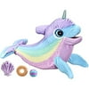 furReal Wavy The Narwhal Interactive Animatronic Plush Toy, Electronic Pet, 80+ Sounds and Reactions, Rainbow Plush, Ages 4 and Up ( Exclusive)