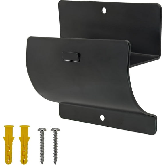 Wall Mount Ladder Wheelbarrow Hanger Hooks, Heavy-Duty - Storage for Garage and Shed Walls (1 Set)