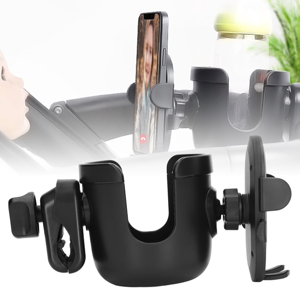Black Cup Holder 360 Degrees Rotation Universal Drinks Holder With ...