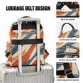 thumbnail image 3 of FORMRS Mini Backpack Purse for Women Travel Daypack Casual Shoulder Bag, Beige Abstract Wavy, 3 of 7