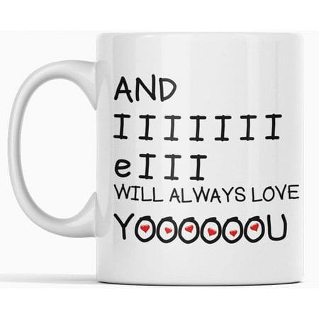 

Novelty Ceramic Coffee Mug 11 Oz I Will Always Love You Funny Mug Funny Mug Gifts Anniversary Birthday Christmas Mugs Tea Cups Home Decor