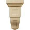thumbnail image 2 of Ekena Millwork 7"W x 7 3/4"D x 14"H Jumbo Reyes Wood Corbel, Rubberwood, 2 of 4