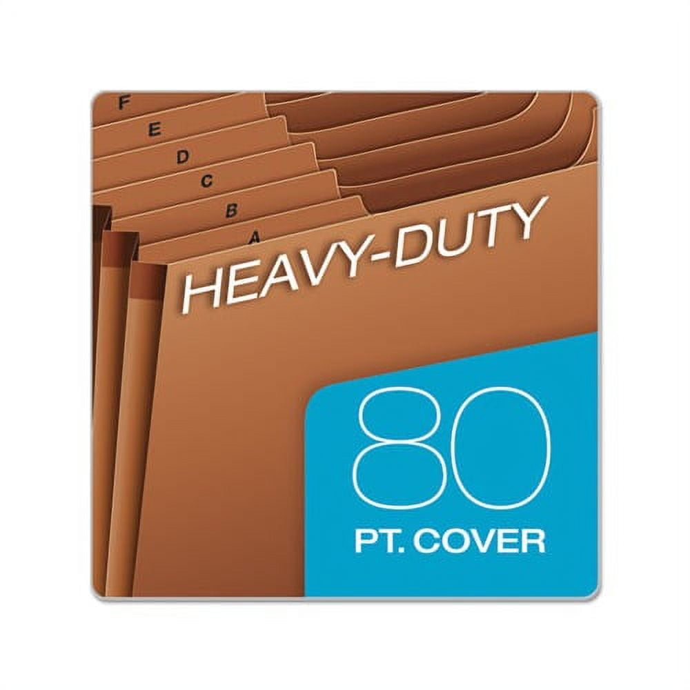 Pendaflex Heavy-Duty Expandable File Folder, 21 Pockets/A-Z tabs