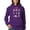 Purple, variant on Unisex Cryptid Enthusiast Tee Hoodie Men's