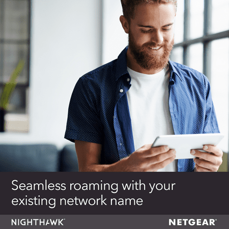 NETGEAR - Nighthawk EAX80 AX6000 WiFi 6 Range Extender and Signal Booster - White