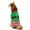 L, variant on Dog Vest with Red Zig Brim for Puppy Christmas Red and Green Apparel Festive Puppy Vest Red and Green Theme