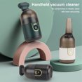 thumbnail image 3 of Maytalsory Tabletop Vacuum with Storage Box Portable Handheld Cleaning Tool Rechargeable Silent Sweeper Computer Dust Removal Office Green, 3 of 6