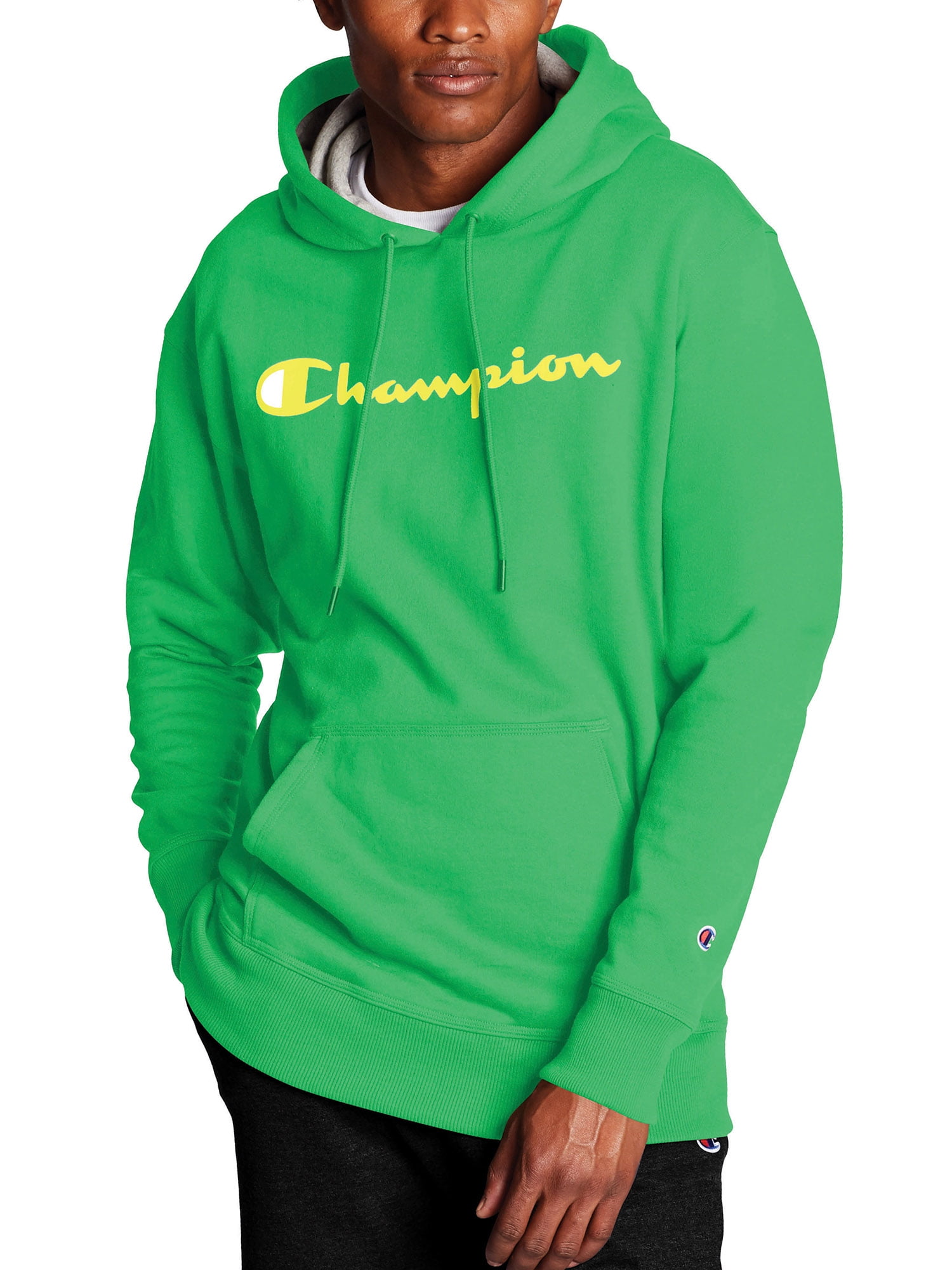 Champion Men's Powerblend Graphic Fleece Pullover Hoodie, up to Size ...