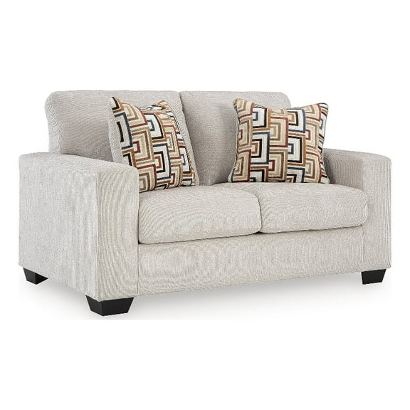 Signature Design by Ashley Furniture Aviemore Stone Loveseat