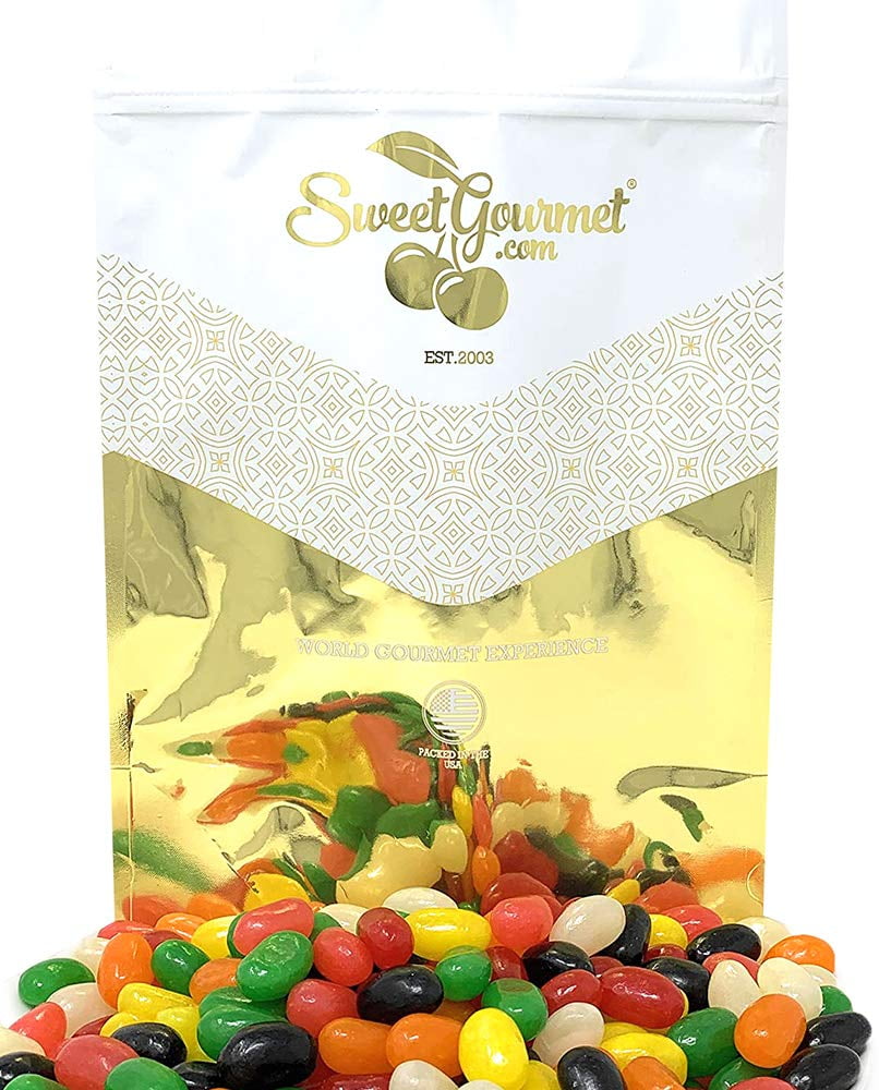 SweetGourmet Jumbo Spiced Jelly Beans Bulk Unwrapped 5 Pounds
