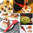 thumbnail image 2 of 5pcs Silicone Spatulas, Oil Brush, 8.5 Inch Small Spatula Set, Silicone Baking Brush, Seamless Design Heat Resistant Non-Stick Flexible Scrapers, Baking Mixing Tool, Kitchen Stuff, 2 of 6