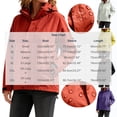 thumbnail image 3 of Mifsaly Raincoat for Women Waterproof Hardshell Hooded Full Zip Windbreaker Jacket Breathable Outdoor Sports Hiking Jackets with Zipper Pockets Red,XXXL, 3 of 9