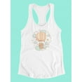 thumbnail image 3 of Cute Doodle Hot Air Balloon  Tank Women -Image by Shutterstock, Female Large, 3 of 4