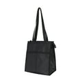 thumbnail image 3 of Mainstays Reusable Polyester Adult Lunch Bag with Zippered Compartments, Black, 3 of 4
