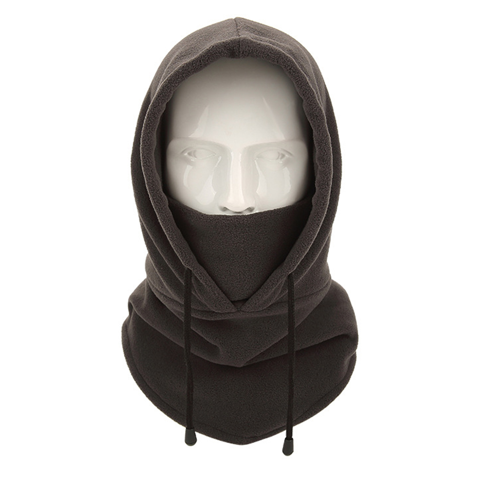 2 Tours De Cou Polaire Hiver - Noir, Unisexe, Coupe-vent, Pour Ski, Moto, Randonnée