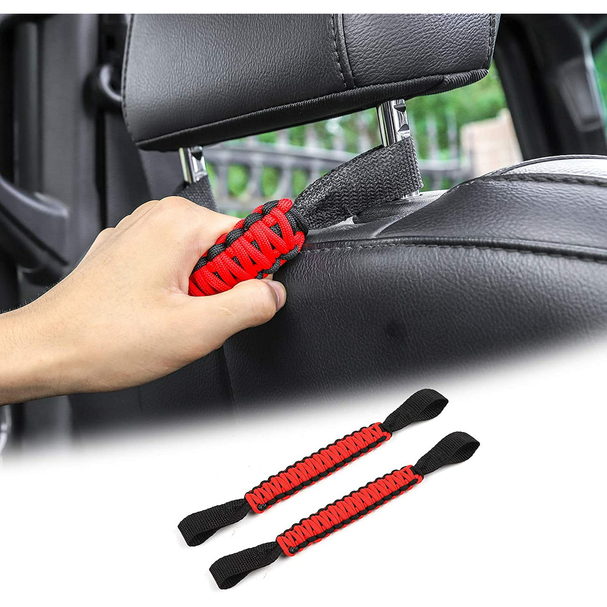 Headrest Grab Handles Rear Seat Grip Handles Black PVC Car Seat Roll Bars  for 2007-2020 Jeep Wrangler JL JLU JK JKU | Walmart Canada