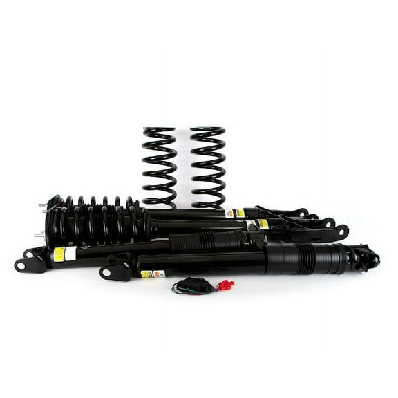 Front and Rear Air Spring to Coil Spring Conversion Kit - Compatible with 2011 - 2015 Jeep Grand Cherokee 2012 2013 2014