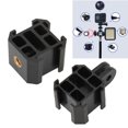 thumbnail image 3 of Cold Shoe Mount, Wearable Triple Cold Shoe Bracket Plastic Professional  for Mic for  for Action Camera, 3 of 8