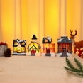 thumbnail image 7 of Travelwant 10Pcs/Set Christmas Village - LED Lighted Christmas Village Houses with Figurines, Christmas Village Collection Indoor Room Decor, 7 of 7