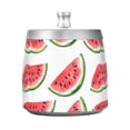 thumbnail image 7 of Yayeee Ashtray with Lid for Cigarette Smokeless Stainless Steel Home Ash Holder, White Watermelon, 7 of 7