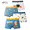 Combination C, variant on Little Boys Youth Cotton Briefs Soft Breathable Elastic Waist Comfort Fit Everyday Wear Underwear 4PCS