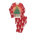 thumbnail image 4 of Christmas Pajamas Matching Set for Family Long Sleeve Top Pants Printed Sleepwear 2 Piece Pjs Sets Winter Clothes, Baby, 3 Months, 4 of 7