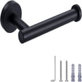 thumbnail image 4 of Toallero de papel, soporte para papel higiénico de pared, acero inoxidable SUS 304 (negro), 4 of 5