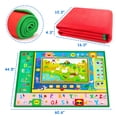 thumbnail image 6 of Baby Play Mat for Floor,Super Soft Plush Surface ABC Playmat for Toddlers & Infants (0.6cm), Foldable Non-Slip Baby Crawling Mat, Playing Area Rug Gym Activity for Infants Toddlers Boys Girls, 6 of 7