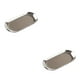 thumbnail image 1 of Inteprter Bandeja de forma ovalada de estilo nórdico, bandejas de dorado, chapado de acero inoxidable, pequeño soporte para platos de Plata Grande 2piezas Inteprter CBP437694, 1 of 6