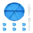 thumbnail image 1 of Bandeja clasificadora de cuentas, organizador resistente a arañazos para bordado azul, 1 of 9