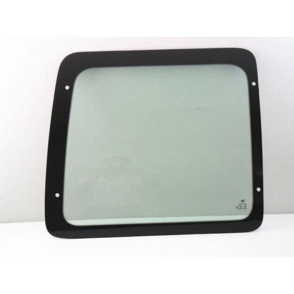 Stationary Back Window Back Glass Driver Left Side Compatible with Ford Econoline 1992-2016 Models