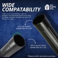 thumbnail image 3 of ALL PARTS ETC. 2.5 Inch Vacuum Extension Wands for Shop Vac, Rigid, Vacmaster, Workshop & More | 2-Pack Wet or Dry Vacuum Hose Extension, Compatible with 2 1/2" Shop Vac Attachments, 3 of 5