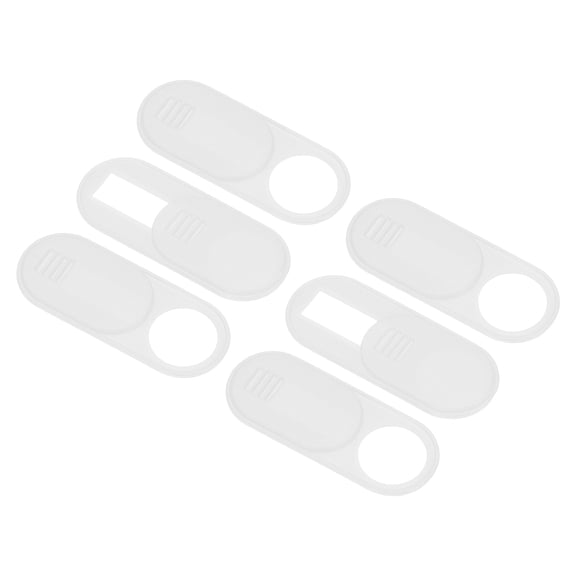 Uxcell 6Pcs Computer Camera Cover Slide, (0.039" Thickness, White), Ultra-Thin Laptop Camera Blocker Protecting Privacy and Security for Various Tablet/Desktop/Smartphone/PC Accessories