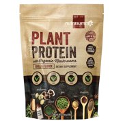 Nutrasumma Plant Protein with Organic Mushrooms - Vanilla 1lb (Expires 08/2020)