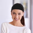 thumbnail image 3 of Comfortable Sports Headband Black Elastic Hairband for Running 1 Piece, 3 of 5
