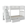 thumbnail image 4 of AFI Westbrook Staircase Bunk Twin Over Twin with 2 Urban Bed Drawers, White, 4 of 9