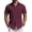 Wine Red, variant on COOFANDY Mens Casual Button Down Short Sleeve Shirts Relaxed Fit Dress Shirts for Summer Daily