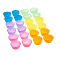 thumbnail image 4 of maskred 24Pcs Baking Cups Reusable Silicone Cake Cups Non-Stick Baking Cups, 4 of 6
