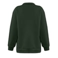 thumbnail image 4 of VV AVEORS Womens Oversized Sweatshirts Fall Fashion Hoodies Half Zip Casual Cozy Pullover Long Sleeve Shirts Clothes Army Green M, 4 of 5