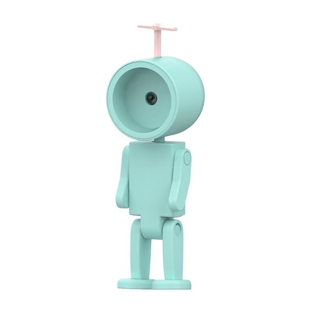Robot Shape Night Light Table Night Lamp For Living Room Sleeping Home Decor Square White
