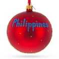 thumbnail image 3 of Cebu & Boracay, Philippines Glass Ball Christmas Ornament 4 Inches, 3 of 5