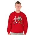 thumbnail image 5 of Autism Awareness Disabled Autistic Sweatshirt for Men or Women Brisco Brands M, 5 of 6