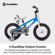Royalbaby Freestyle 12 Kids Bicycle for Boys Girls, Ages 3-4 Years, Blue