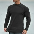 thumbnail image 2 of Mlzmgr Mens Shirts M-3XL Crew Neck Long Sleeve Loose Fitted Sports Gym Shirts for Men Workout Casual Tops, 2 of 5